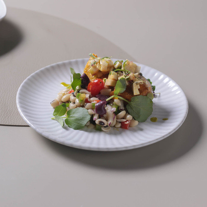 Magari 8" Salad Plate, White