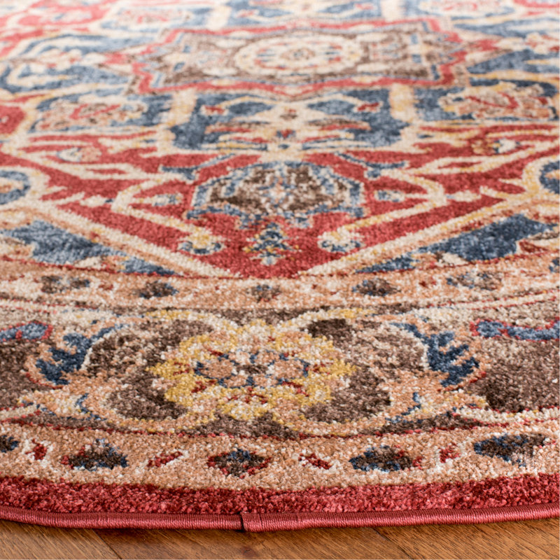 Broomhedge Bijar Performance Oriental Rug, Round 6'7"