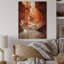 Mirage de canyon beige et orange sur bois-618755475