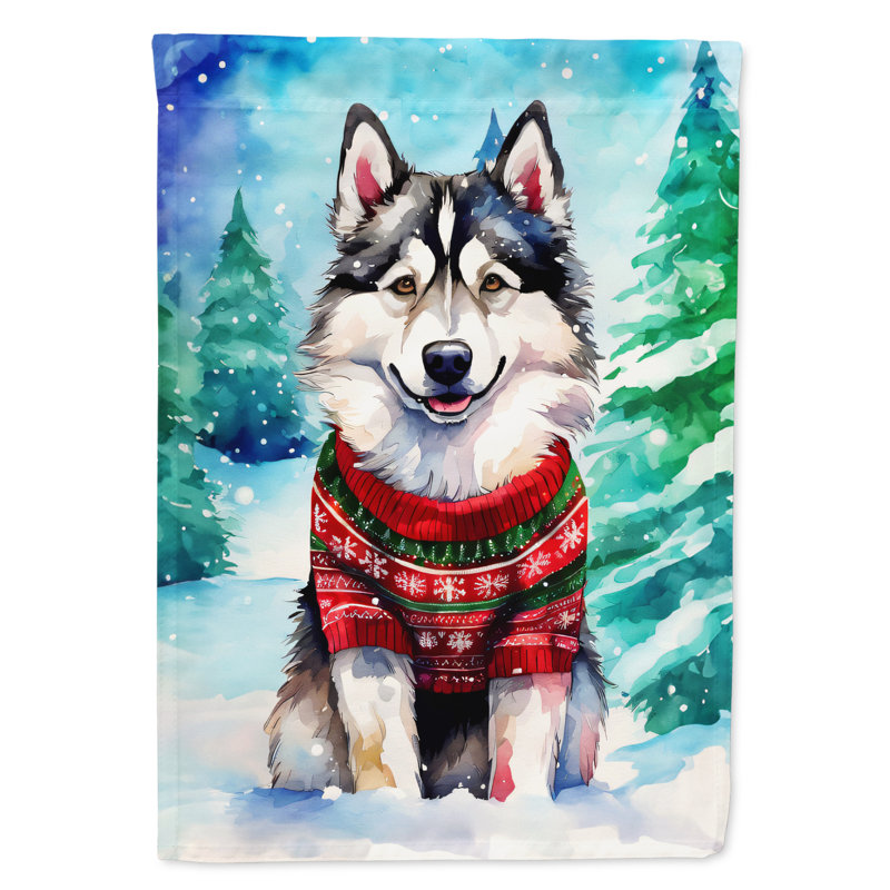 Double Sided Polyester Christmas, 40'' H x 28'' W