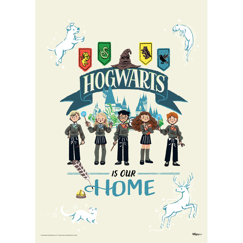 Harry Potter (Poudlard est notre maison), art mural Mightyprint