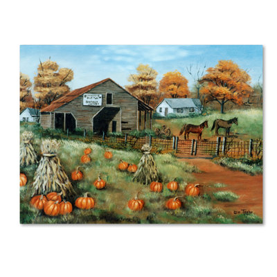 «Cooksville Barn» de Dugazon, reproduction sur toile tendue