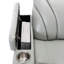 Fauteuil inclinable électrique Power Motion avec port de charge USB, rangement pour bras cachés, porte-gobelet pratique et haut-parleur Bluetooth-1216935240
