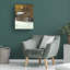 Art mural sur toile tendue - art mural «Amber Moon» par Jerry Cable pour le salon, la chambre à coucher ou le bureau - 24 x 32