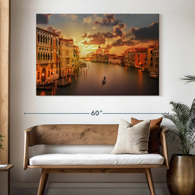 Tergel Sunset In Venice, 34'' H X 51'' W
