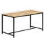 Cambridge Solid Wood Top Metal Base Dining Table-354727356