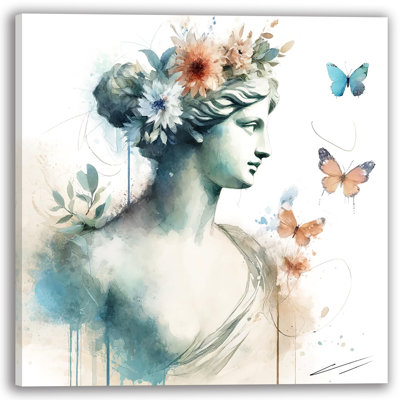Printemps, rêverie florale et papillon