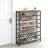 Large Shoe Cabinet With Metal Wire Shelves – Storage Organizer For Closet, Entryway-436638306