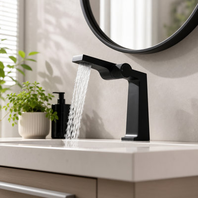 Single-Hole Single-Handle Bathroom Faucet