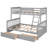 Reston Twin Over Full Convertible Bunk Bed with Storage Drawers-212789649