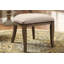 Ensemble de 2 chaises transitionnelles et d'appoint rembourrées en tissu