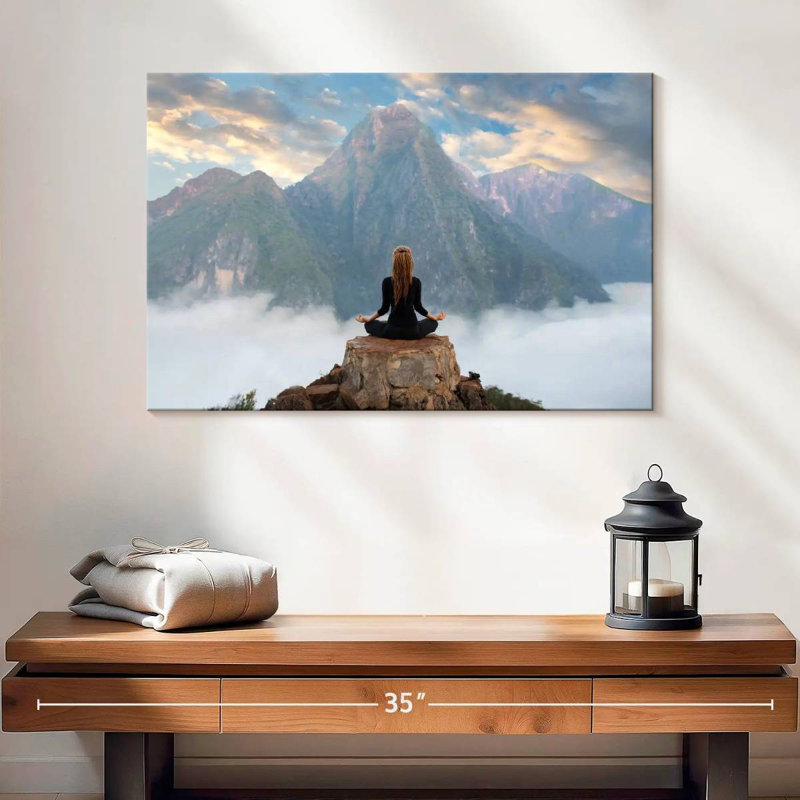 Kerrick Yoga Mountain Scene, 16" H x 24" W