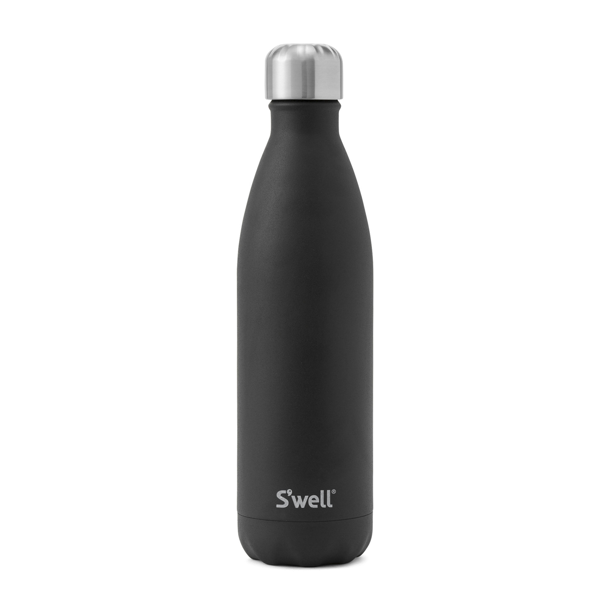S'well Stainless Steel Triple-Layered Vacuum-Insulated Water Bottle, 25.oz, Onyx