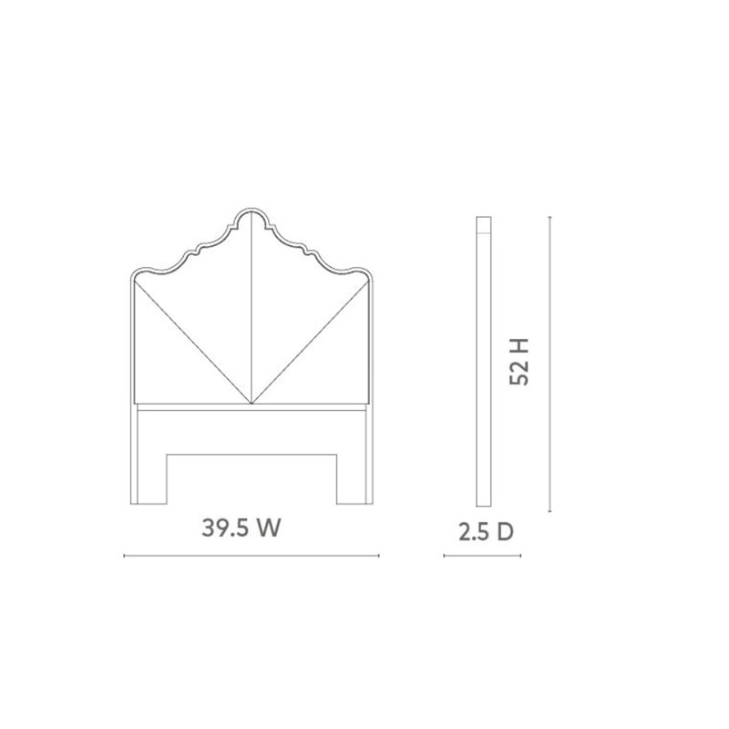 Victoria Headboard, Twin