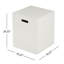 Support de réservoir 16 x 20 pouces / table d'appoint, blanc