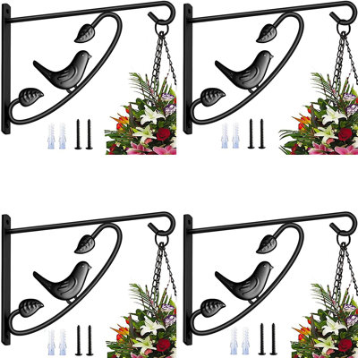 Paquet de 4 supports suspendus pour plantes de 12 pouces