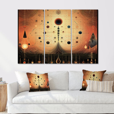 Costan - Ensemble d'art mural paysage abstrait