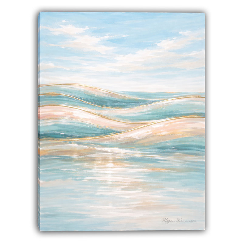 «Evening Field», art mural sur toile tendue, L 30 po x H 40 po x P 1,5 po