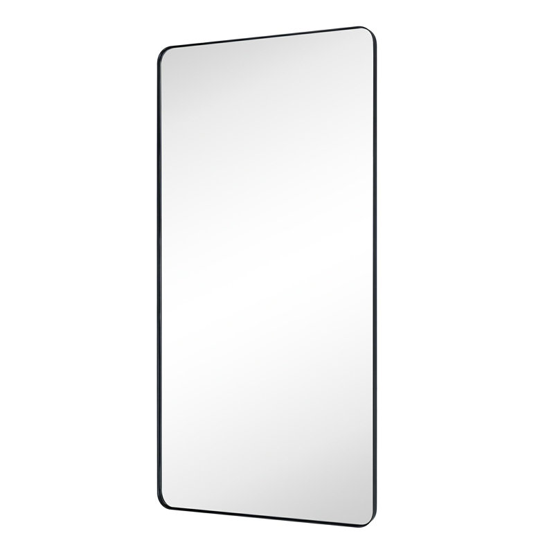 Miroir de salle de bain Javeion, Noir, 60 po x 30 po