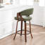 Tabouret de comptoir pivotant en similicuir Providence-128799125