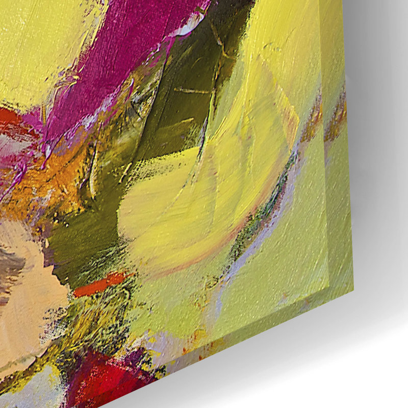  «Bumble» par Allan Friedlander, art mural en verre acrylique, 24 po x 16 po