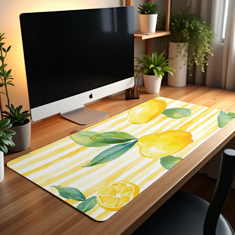 Polyester Desk Pad, 14.4x12.1