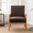 Dark Brown Microfiber