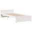 Bed Frame With Headboard Without Mattress White-1379077430
