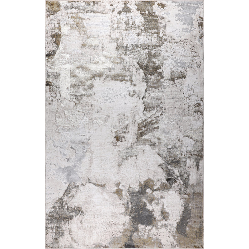 MDA Rugs Bernard Collection Modern Abstract Area Rug, Rectangle 5'2" x 7'5"