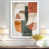 White Picture Framed