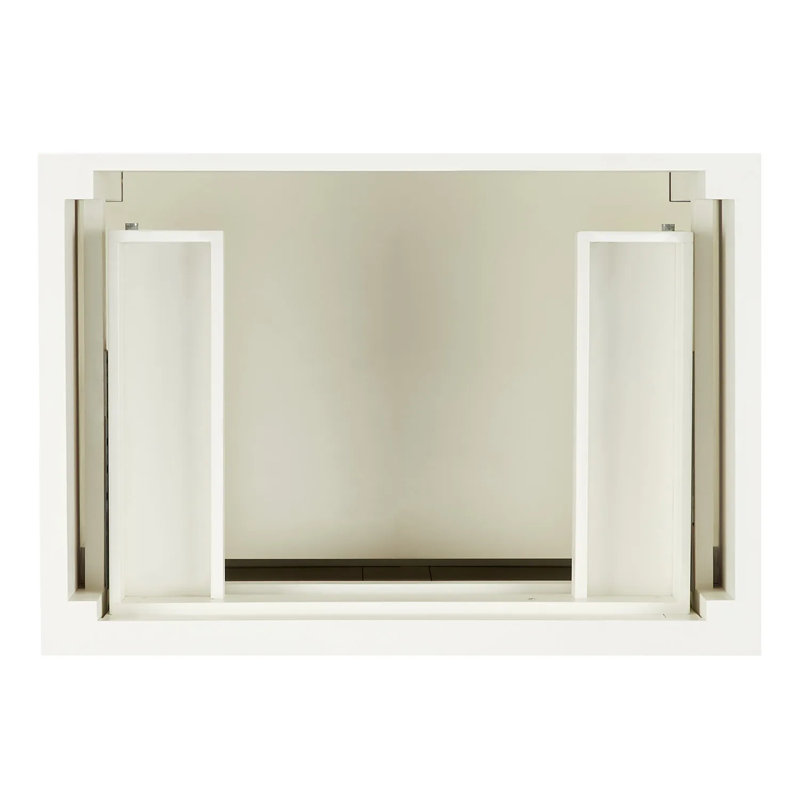 30" Elmdale Single Bathroom Vanity Set with Rectangular Undermount Sink, 8" Widespread, Feathered White Quartz, Soft White