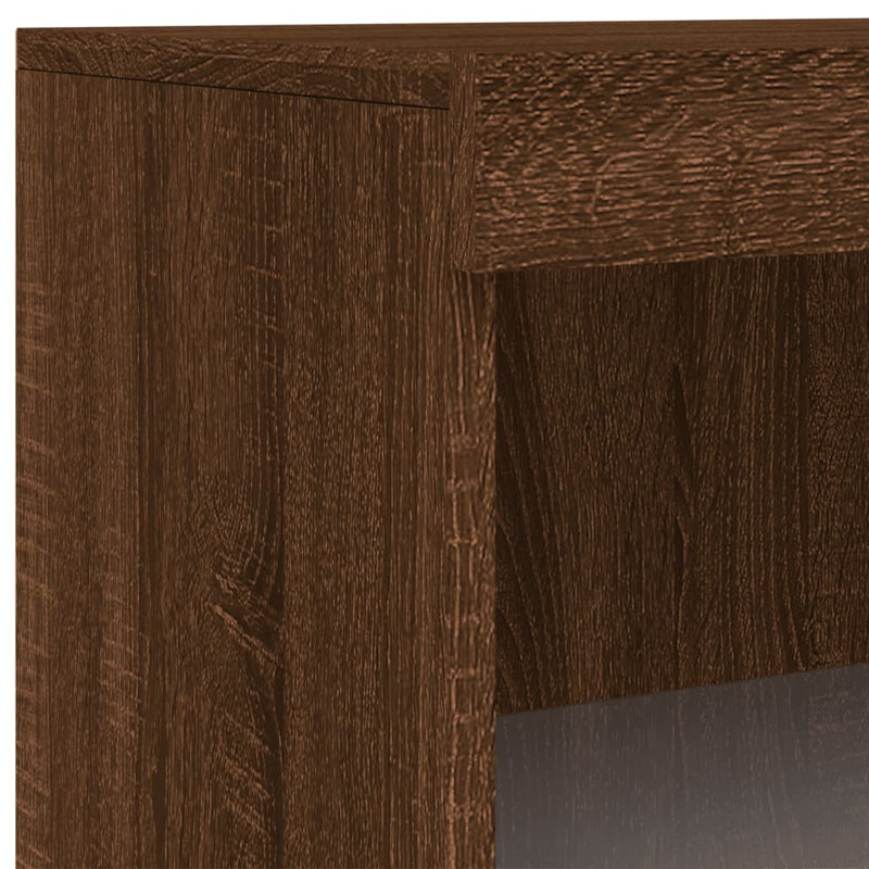 Basabi 100cm H x 60.5cm W Standard Bookcase, Brown Oak