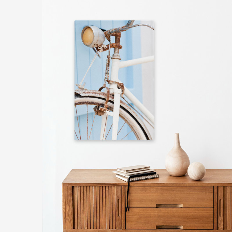 Vieux vélo - Art floral et nature morte, bicyclettes, photographie, H 24 po x l 16 po