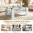 Rectangular Glass Coffee Table white-936773026-936773027
