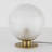 1 - Light Glass Globe Table Lamps