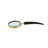 Metal Black Magnifying Glass with Bone Handles