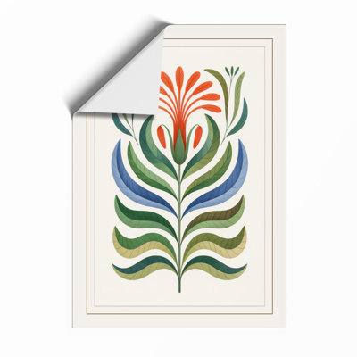 Symmetry in Bloom Botanical - Framed Print