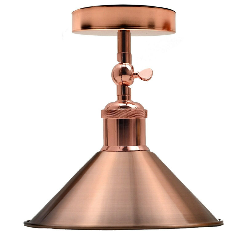 Boling Semi Flush Mount, Copper