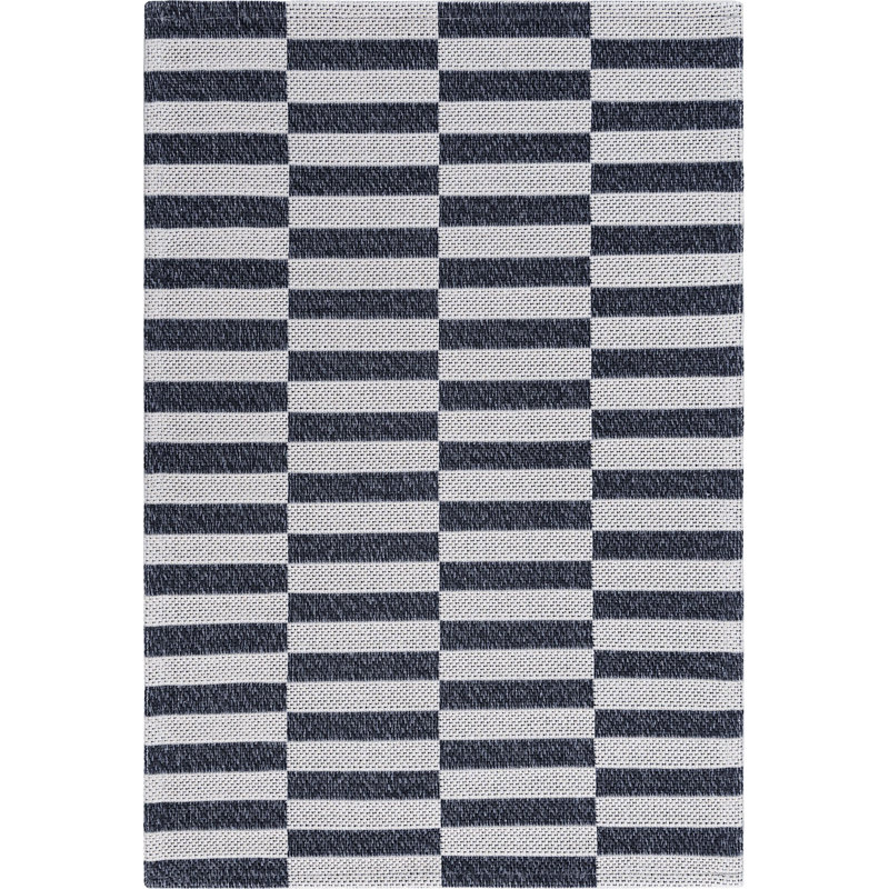 California Cotton Striped Indoor Rug, Rectangle 2'2" x 3'