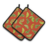 Caroline's Treasures Polyester Potholder Set