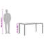 Piranavan Outdoor Dining Table , 90cm D-1750199510-1750199508