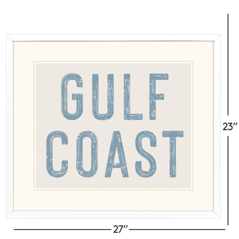 Gulf Coast, art encadré