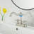 Centerset 4Inch Bathroom Sink Faucet With Drain Assemly-106847029
