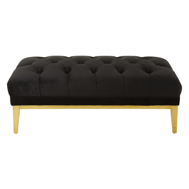 Briarcliff 123cm Wide Tufted Rectangle Solid Colour Cocktail Ottoman