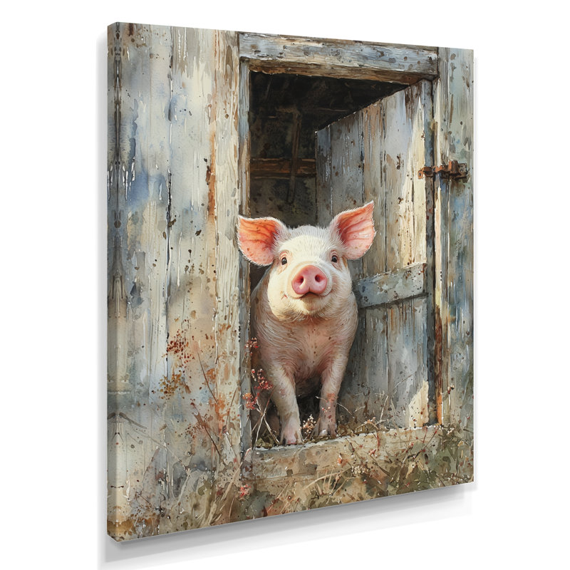 Donia - animaux, impressions sur toile, Toile tendue, Ne s’applique pas, H 32 po x l 24 po