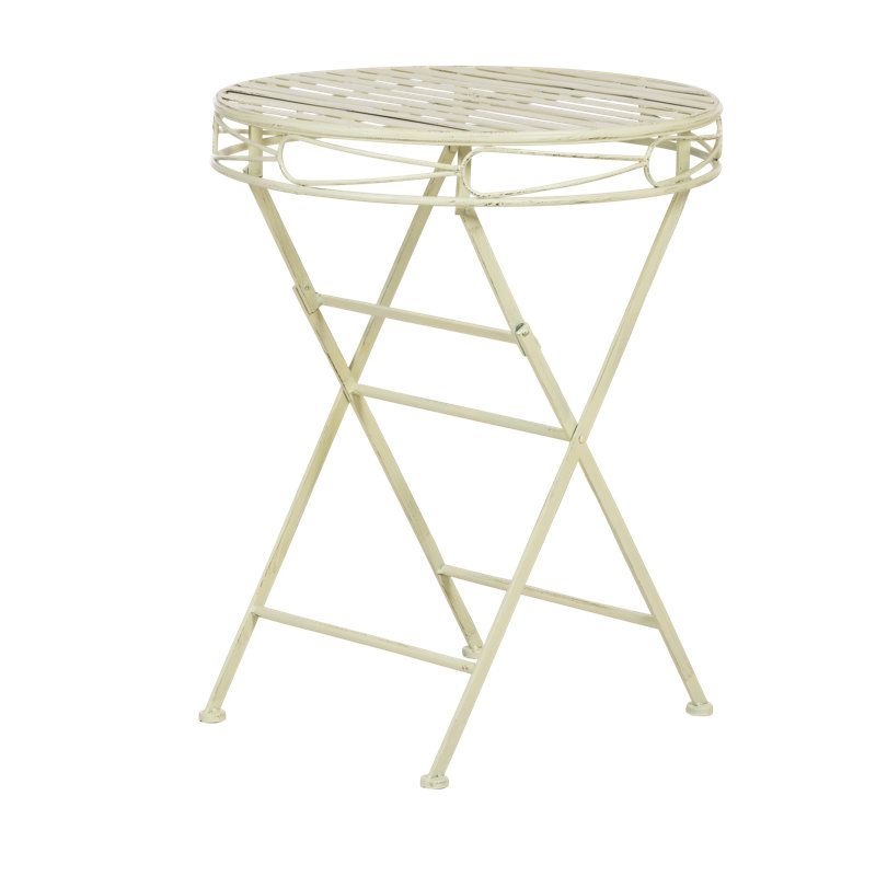 Round Outdoor Bistro Table - 60 cm W 60 cm D