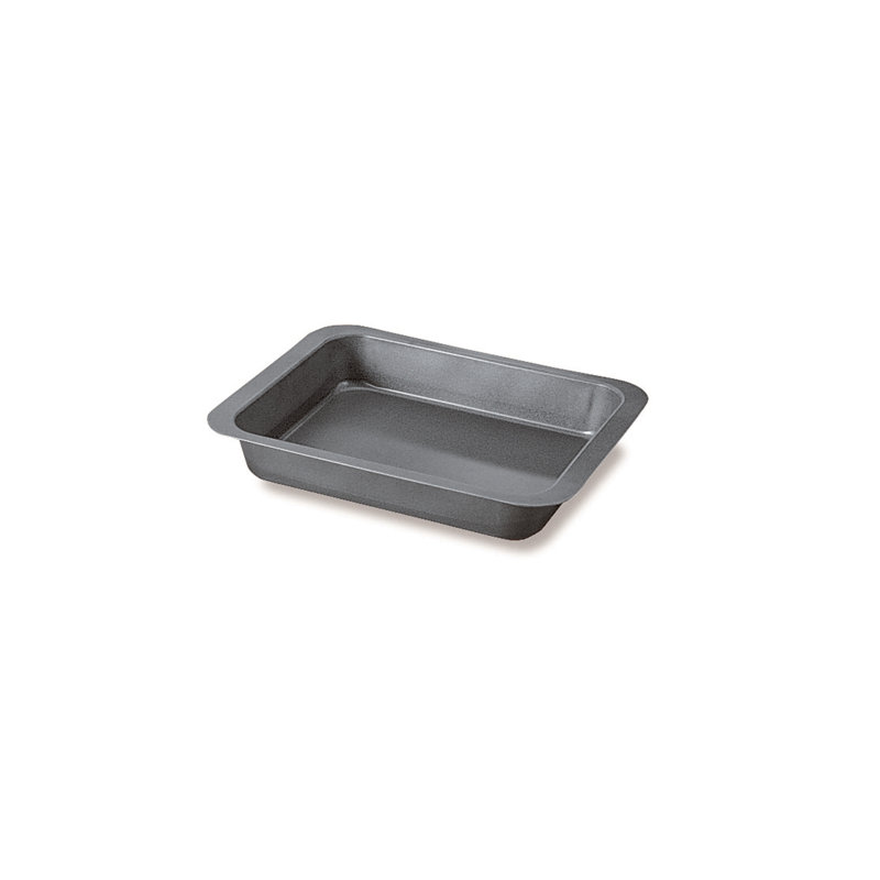 Plat à four rectangulaire en aluminium Patisserie, 0,1 ml, noir