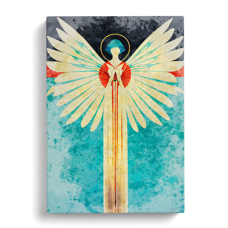 Reflection Of An Angel - Wall Art, Wrapped Canvas, 60cm H x 40cm W, No Matte