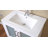 Brescia 72" Double Sink Freestanding Bathroom Vanity with Ceramic Top and Matching Mirrors-27042723