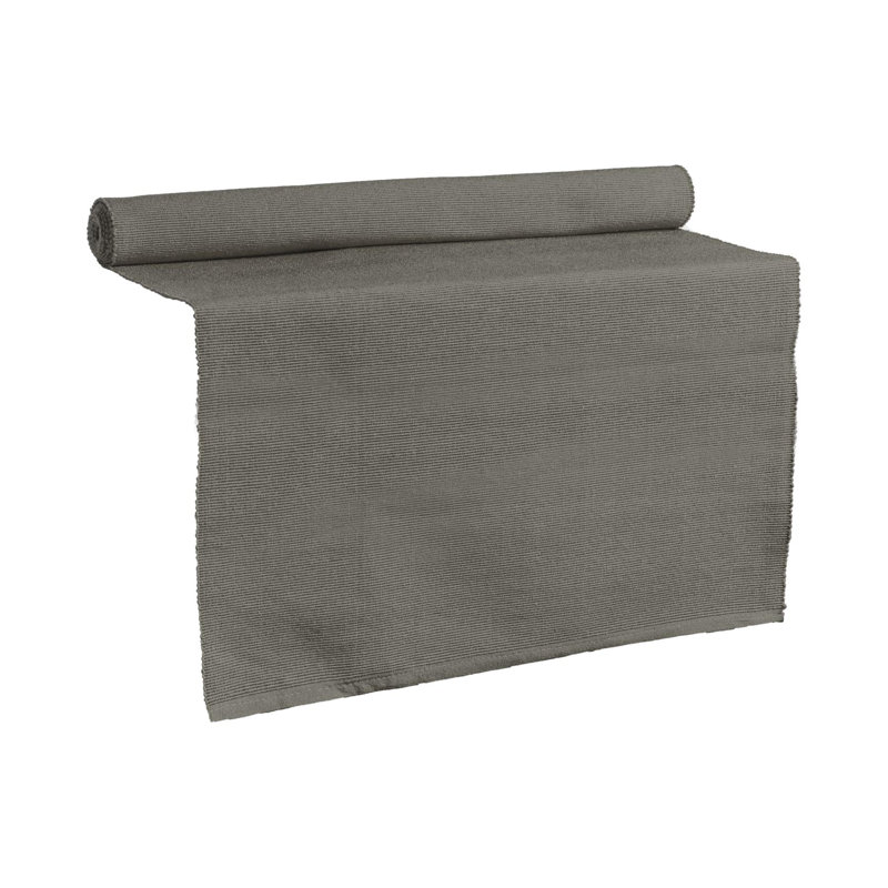 Nicola Spring - Ribbed Cotton Table Runner - 48 x 183cm, Red